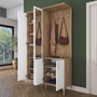Hanah Home Soporte de Entrada EA147 - 4486 Nogal y Blanco